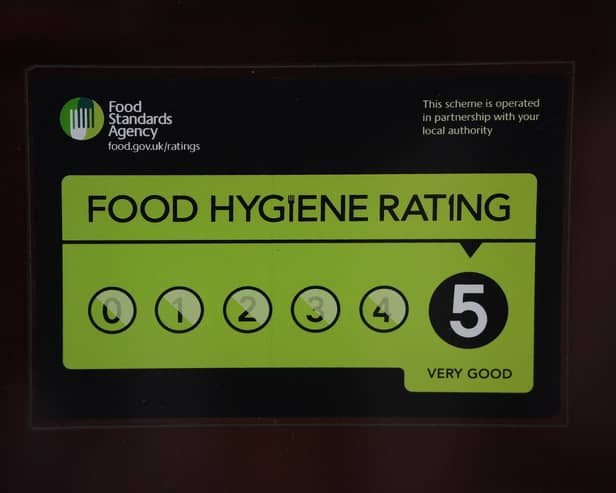 The Food Standards Agency gives businesses a rating from 5 to 0 which is displayed at their premises and online to give customers more informed choices about where to buy and eat food.