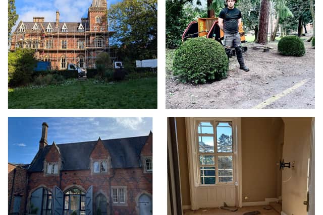 Work is taking place at Brownsover Hall.