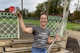 Lucy Tomlins, local artist and director of the Pangaea Sculptors Centre. Photo supplied