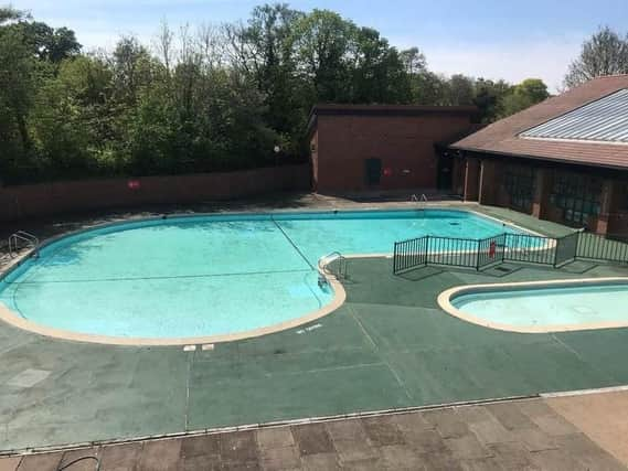 The former lido at Abbey Fields swimming pool. Photo supplied