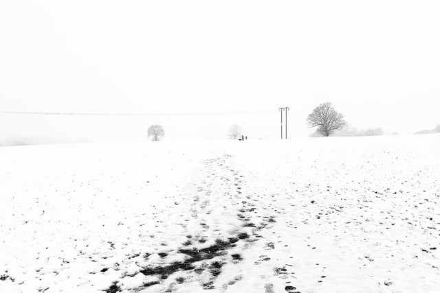 Snow on Saxon Mill Fields