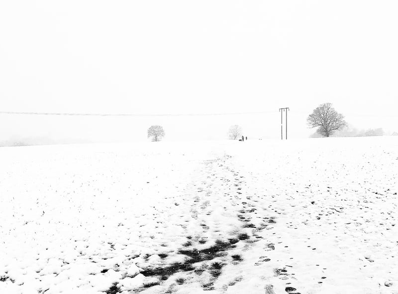 Snow on Saxon Mill Fields