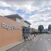 The main entrance to Rugby station. Photo: Google Street View.