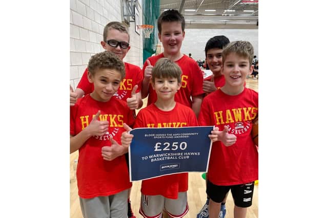 Young players at Warwickshire Hawks Basketball Club will benefit from young coaches being trained to help grow the club. Photo supplied