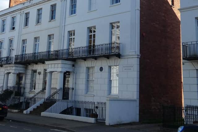 The house occupied by Louis Napoleon during his stay in Leamington