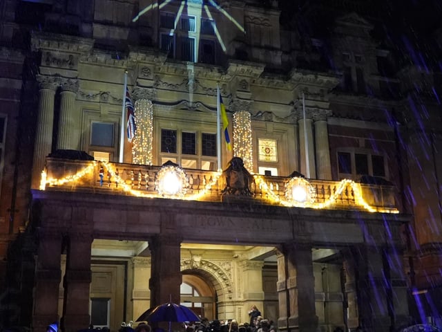 Photo from the Leamington Christmas Lights Switch-on 2024.