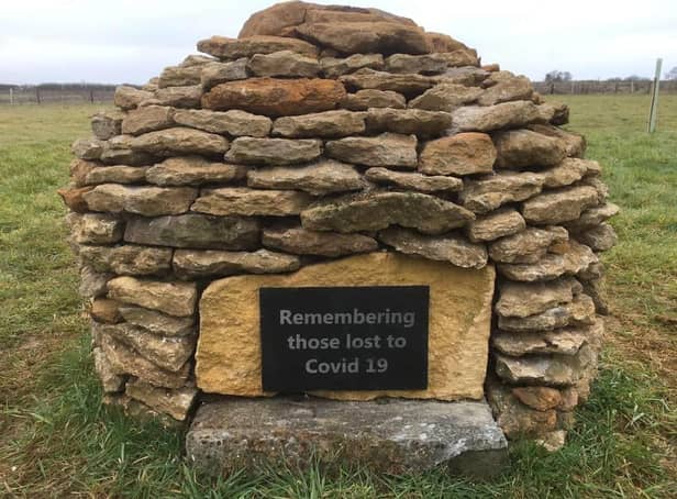 Memorial Cairn at Mid-England Barrow, Warwickshire