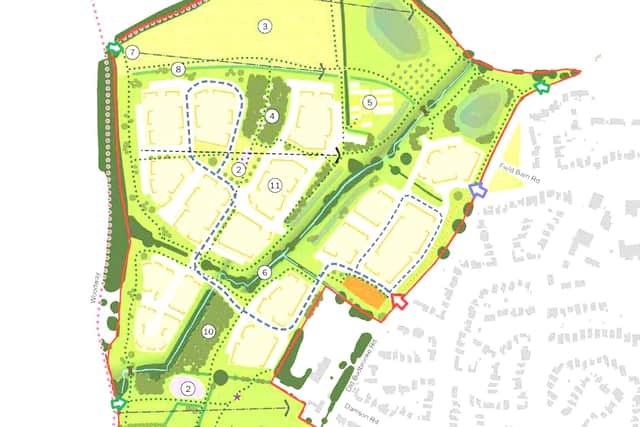 Plans revealed for 250 new homes on Green Belt land in village near Warwick