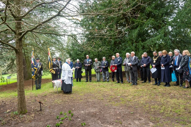 Those who attended the service included the Mayor of Warwick, Town Clerk and Armed Forces Champions from both the district and county councils together with relatives of those who served on the ship that day.
