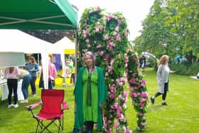 The Green Walkers strike a pose at Sustainable Shakespeare Community Day