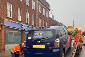 Police seized the car.