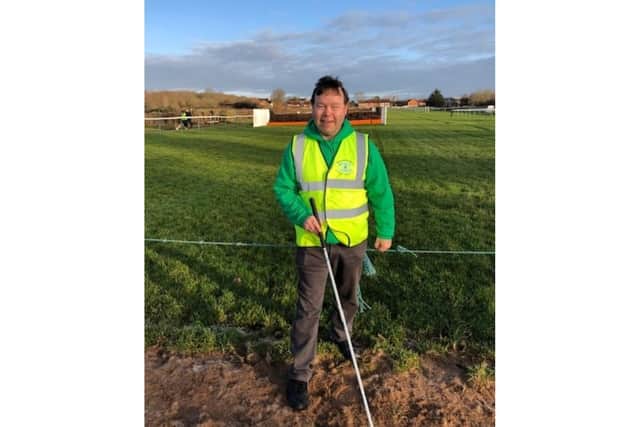 Warwickshire Vision Support trustee Martyn Parker has set himself the enduring challenge of walking five million steps in 2022 to raise money for Warwickshire Vision Support. Photo supplied