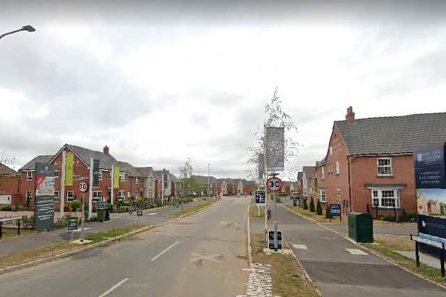 The homes being built off Ashlawn Road are the first of thousands set for South-West Rugby under the current Local Plan. Photo: Google Street View.