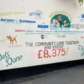 Murphy's Bar owner Kevin Murphy by the wall of the Leamington pub on which a mural has been painted to pay tribute to the success of its sixth Murph Fest charity fundraising event and to all those who contributed to it. Picture supplied.