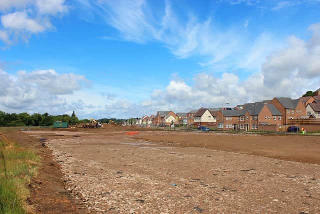 A view of Saxon Heights, taken in 2017