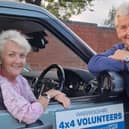 Julie Bell and her husband Graeme Wright of The Warwickshire 4x4 volunteers. Picture supplied.