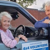 Julie Bell and her husband Graeme Wright of The Warwickshire 4x4 volunteers. Picture supplied.