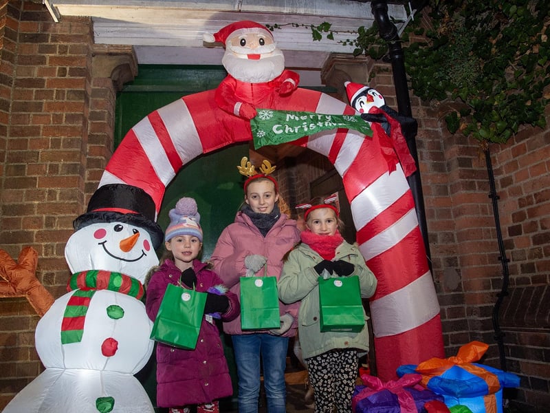 Santa's grotto fun.