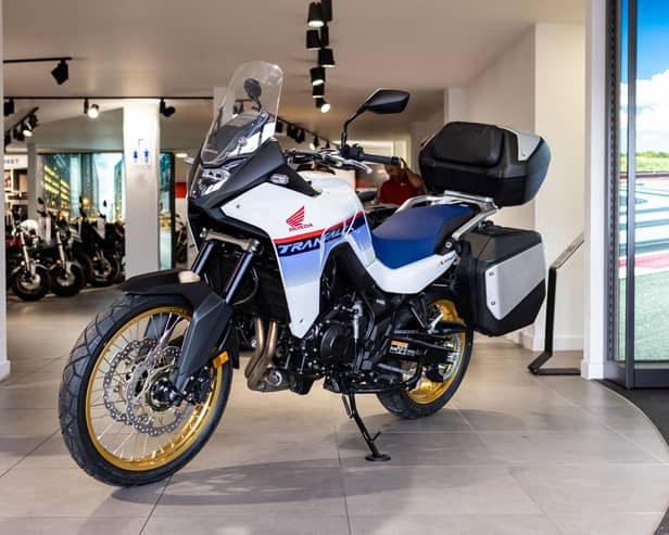 The prize Honda bike