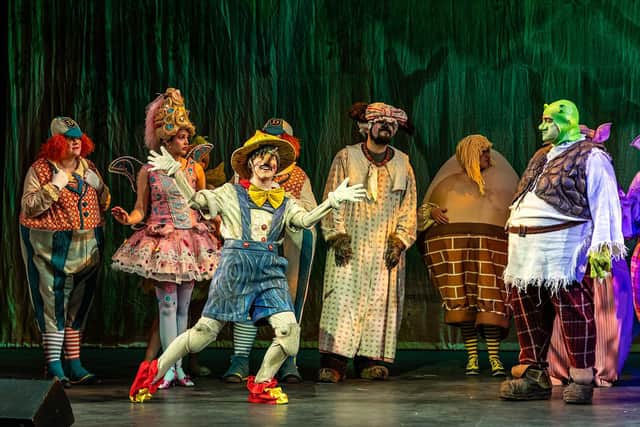 The show features an array of characters from fairytales and nursery rhymes (photo: Helen Ashbourne)