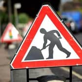 Road works. Stock image.