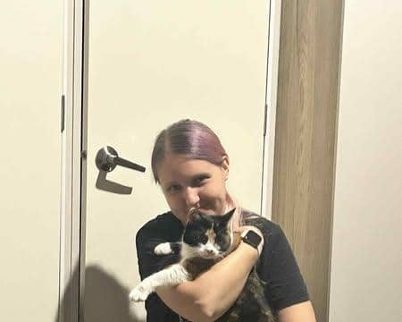 Reunited - Charli Sinnett and mischievous Midna.