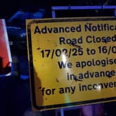 The road closure is due to be in place until summer. Photo by Geoff Ousbey