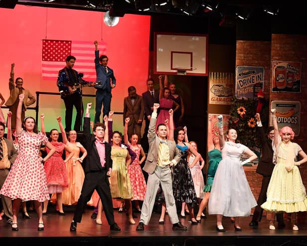 The young cast perform for the dance off.