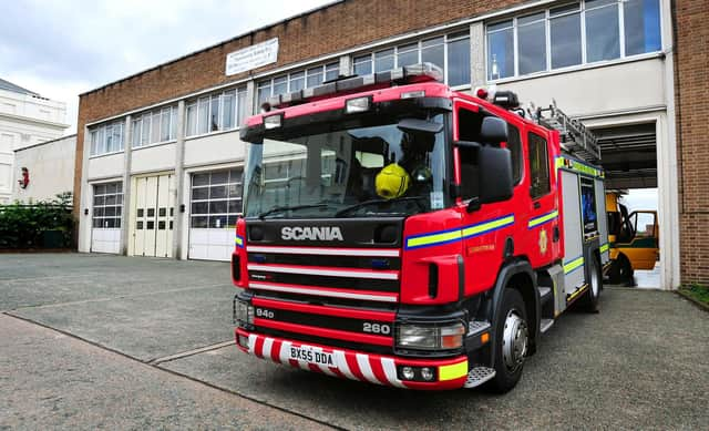 File photo dated 14/09/09 of a fire engine outside Warwickshire Fire &amp; Rescue Service Headquarters, Leamington Spa. A plan to replace fire control rooms with new regional centres ended in 'complete failure', costing the taxpayer almost half a billion pounds, according to a damning report by a committee of MPs.