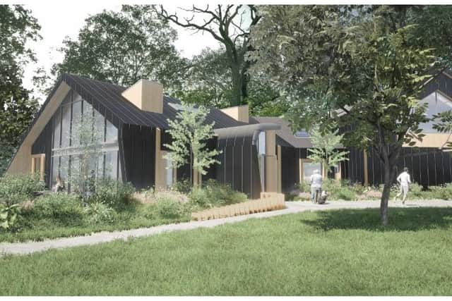 How the new community centre is proposed to look when completed. Graphic supplied