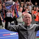 Steve David OBE with one of his trophies. Photo supplied
