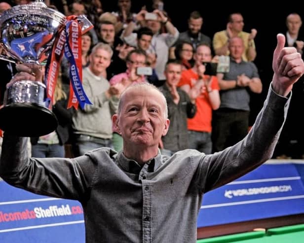 Steve David OBE with one of his trophies. Photo supplied