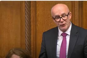 Warwick and Leamington MP Matt Western in Parliament.