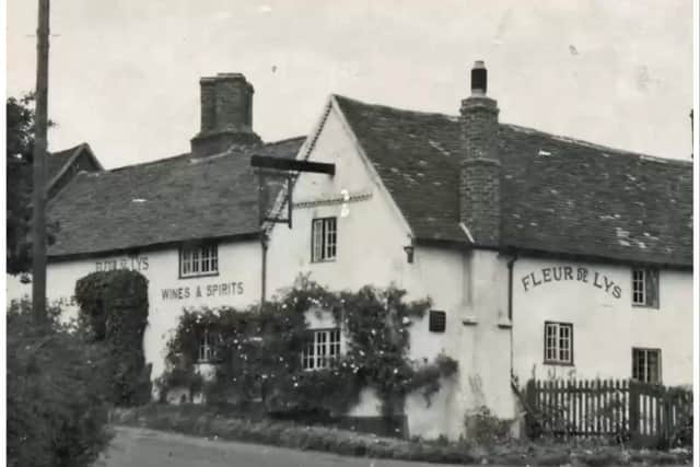 An old photo of the Fleur de Lys pub. Photo supplied