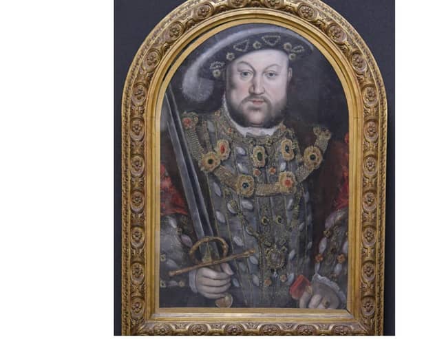 The service is looking to raise thousands of pounds to help restore the Tudor painting so that it can be put on display inside the Market Hall Museum in Warwick town centre. Photo supplied by Warwickshire County Council