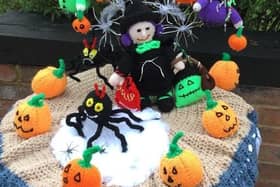 The spooky new postbox topper.