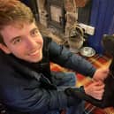 Max Herlihy will trek 500km for military dogs charity Hero Paws. Picture supplied.