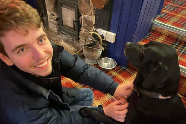 Max Herlihy will trek 500km for military dogs charity Hero Paws. Picture supplied.