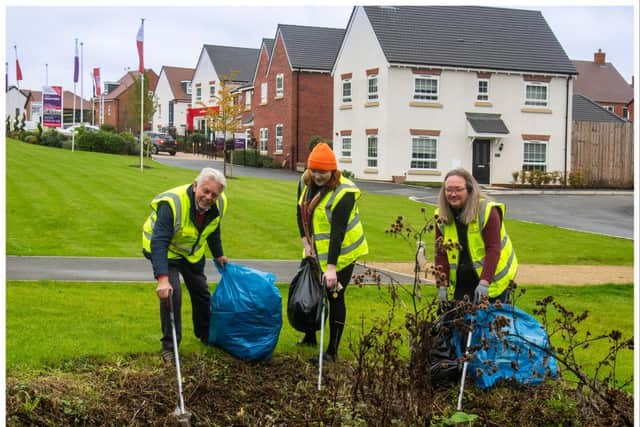 Developer Taylor Wimpey Midlands held the litter pick in Lighthorne Heath on Saturday (October 21), which aimed to bring the community together in a 'collective effort to maintain a clean and litter-free environment'. Photo supplied