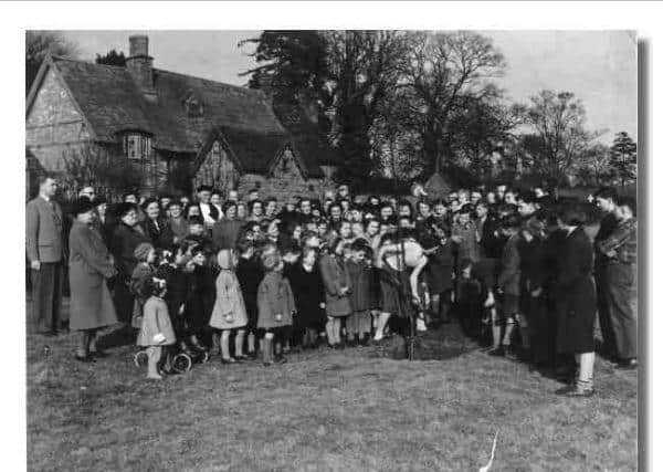 An oak tree was planted by the school in the village playing fields to mark the Queen’s Coronation in 1953. Photo supplied