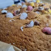 The yummy blondies.