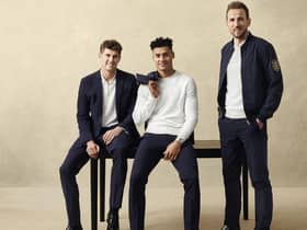 John Stones wears: The Performance Suit Jacket, The Performance Zip Polo, The Performance Trouser & The Loafer
Ollie Watkins wears: The Performance Crew, The Performance Trouser & The Loafer
Harry Kane wears: The Performance Bomber, The Performance Zip Polo, The Performance Trouser & The Loafer
