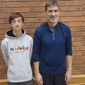 Eathorpe E 's father and son, Ross and Luis Baxter