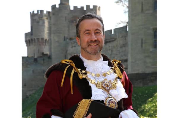 Councillor Oliver Jacques has been elected as the Mayor of Warwick for 2023/24. Photo by Warwick Town Council.