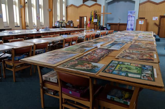 Hundreds of jigsaws will be on display at an event in Leamington this weekend.