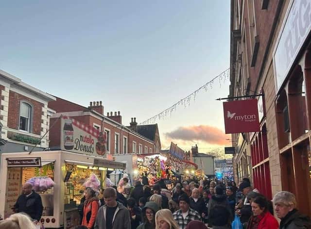 Parking help for Christmas shoppers. Picture: Nigel Jones. Spotted: Rugby Town but amusing