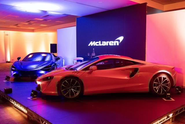 Experts talk about the development of the McLaren supercar at the British Motor Museum in Gaydon