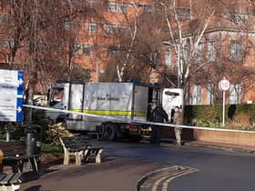 A cordon has been put in place at St James's Hospital and army specialists are in attendance. Photo: National World
