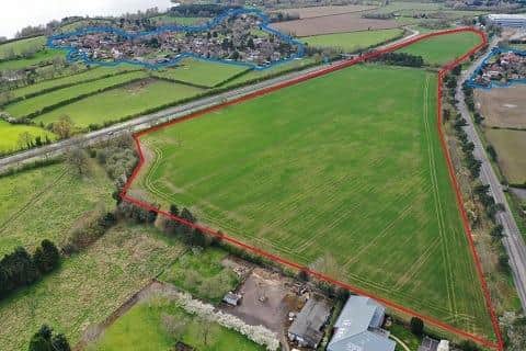 This is where the development would be built if it went ahead.