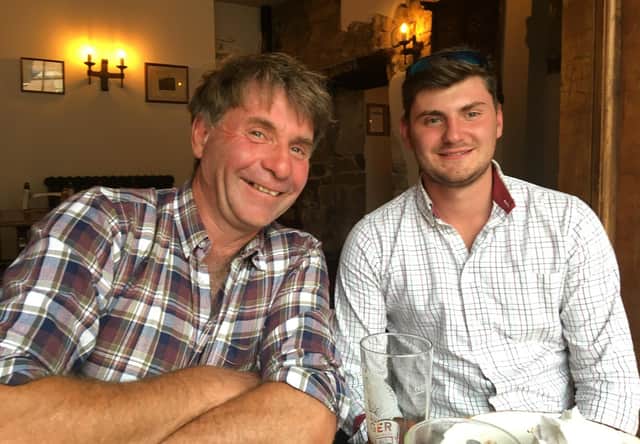Father and son - Andy and Leonard.